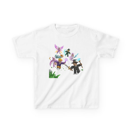 Pixel Pals Adventure Kids Tee - Voxel Characters Edition