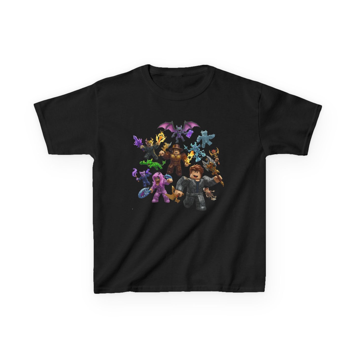Pixel Power Play: Kids' Voxel Adventure Tee