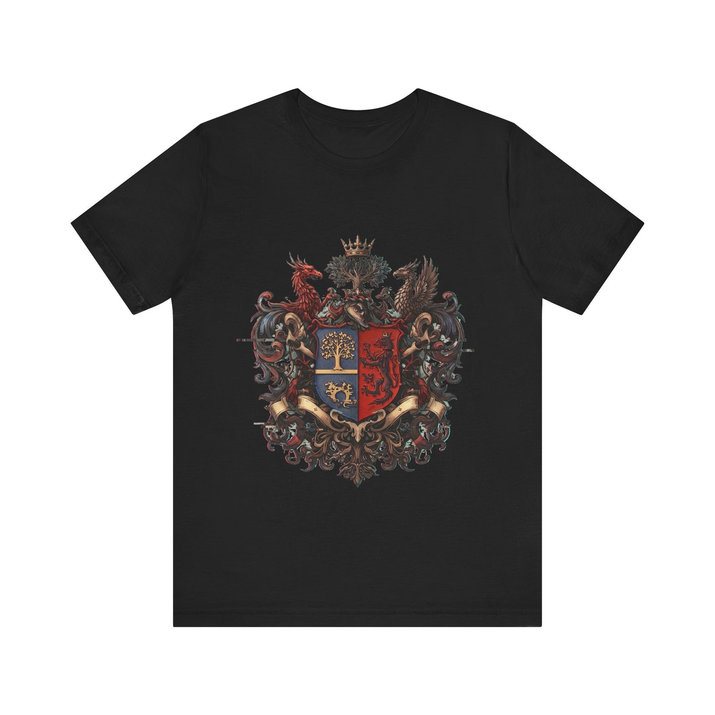 Guild Emblem Fusion Tee – Trendy Unisex Jersey Shirt