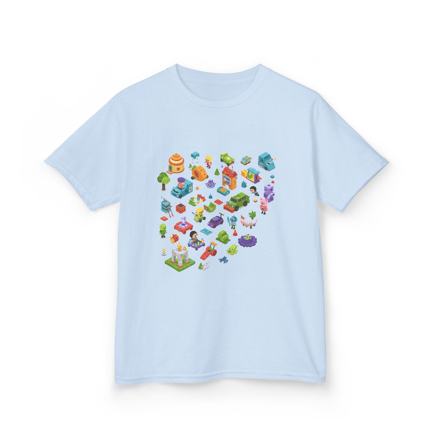 Level Up Your Style: Kids' Game-Inspired Heavy Cotton Tee!