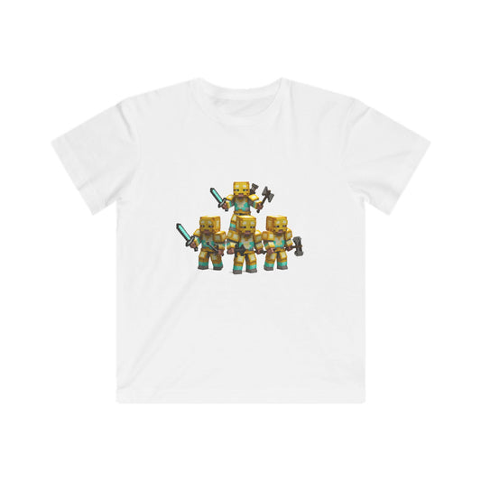 Pixel Power Play Kids Tee - Mine Warriors