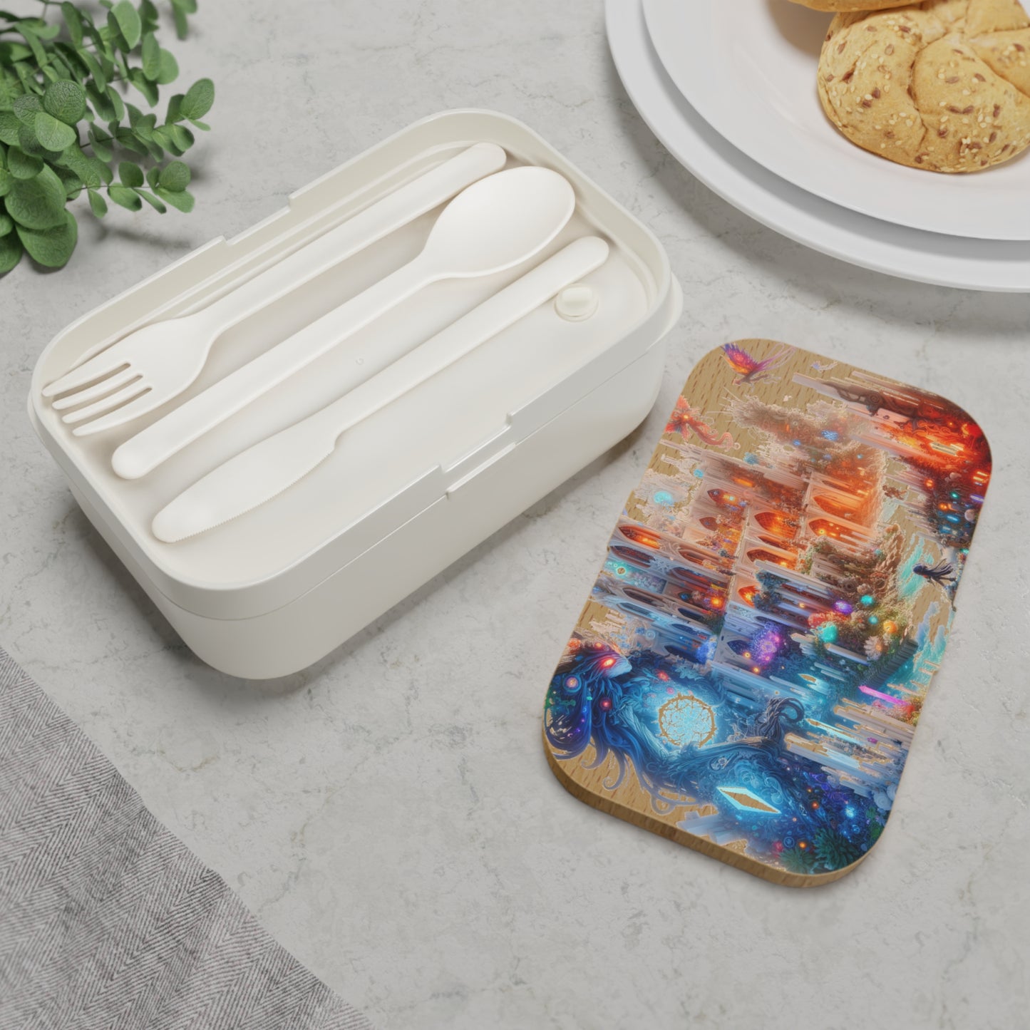 Sleek Minimalist Bento Box #17 - Perfect for On-the-Go Meals