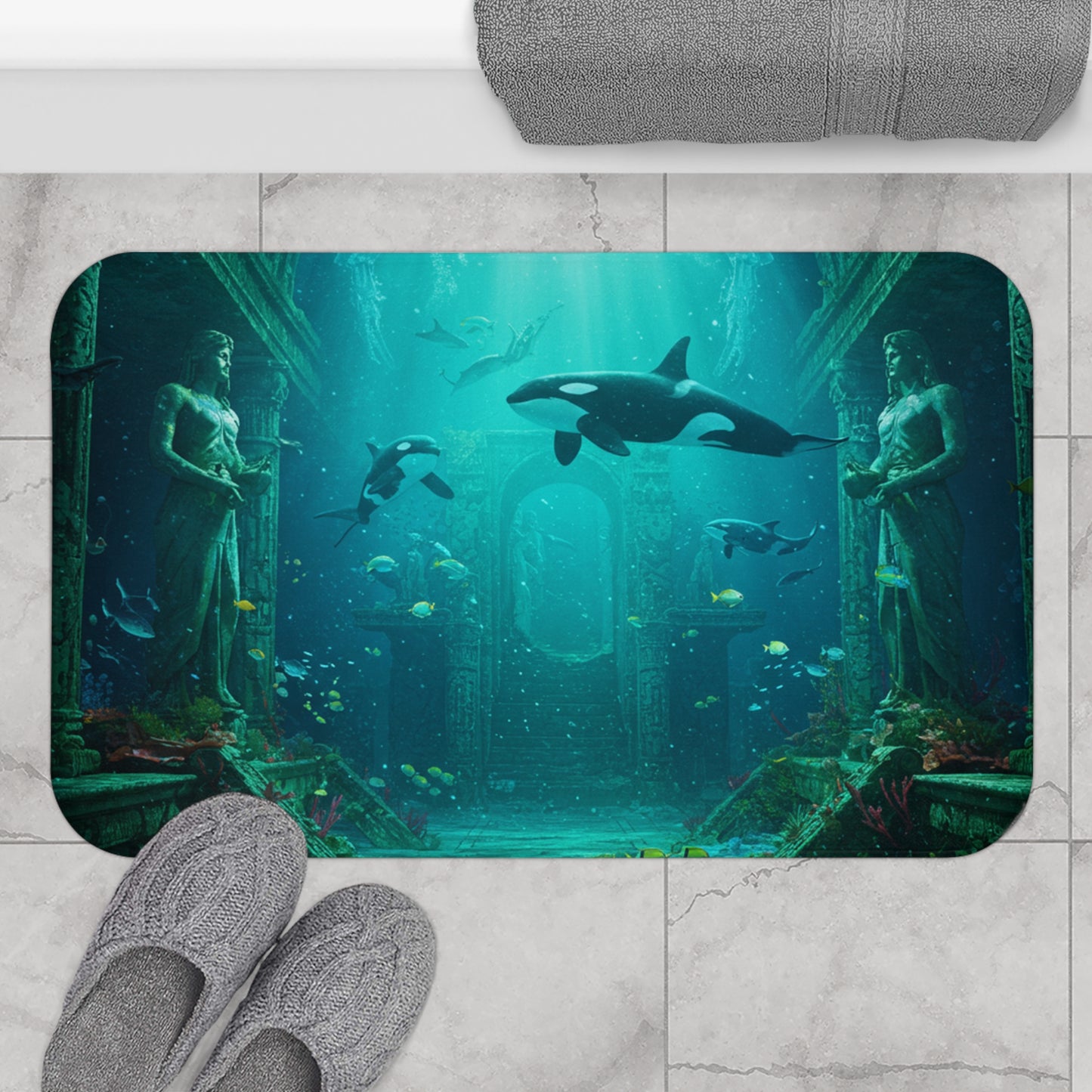 Atlantis Escape Casual Bath Mat #16