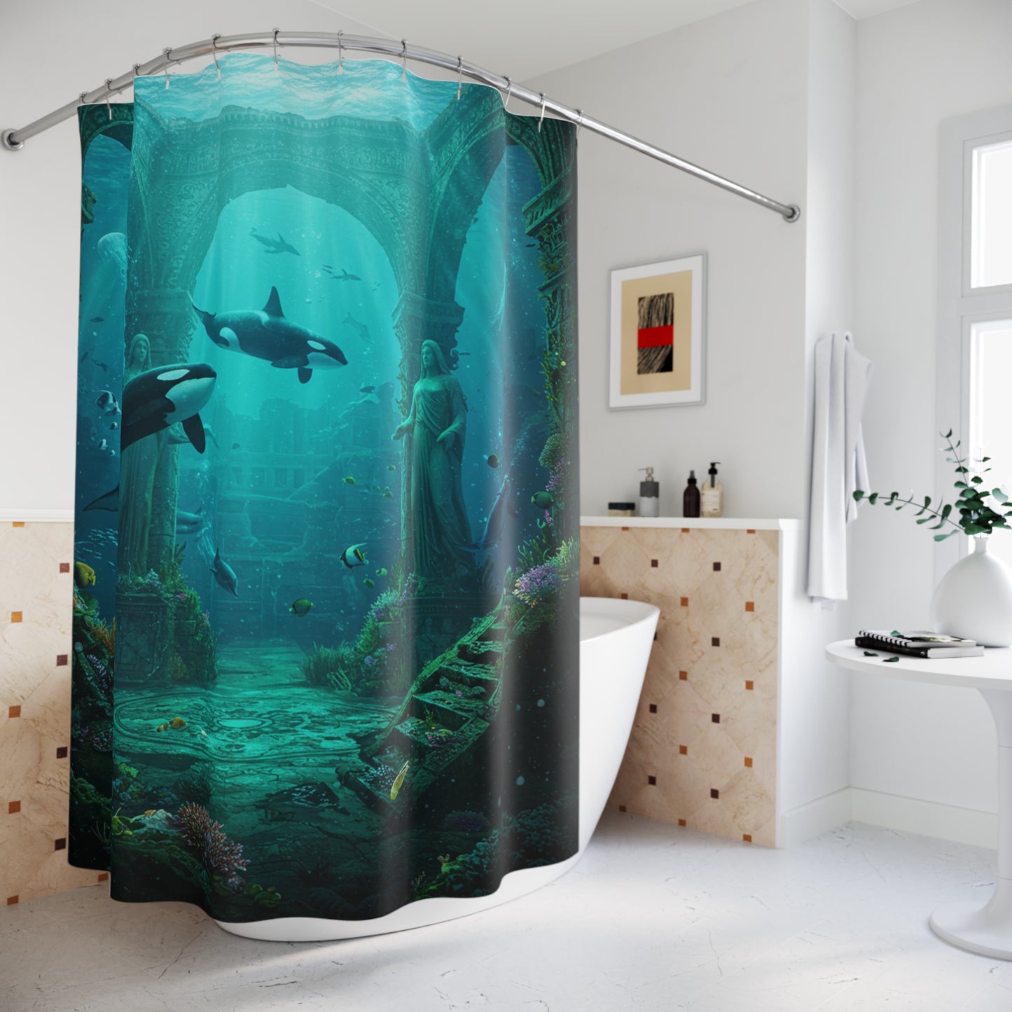Atlantis Edge: The Lost City Shower Curtain Design #31