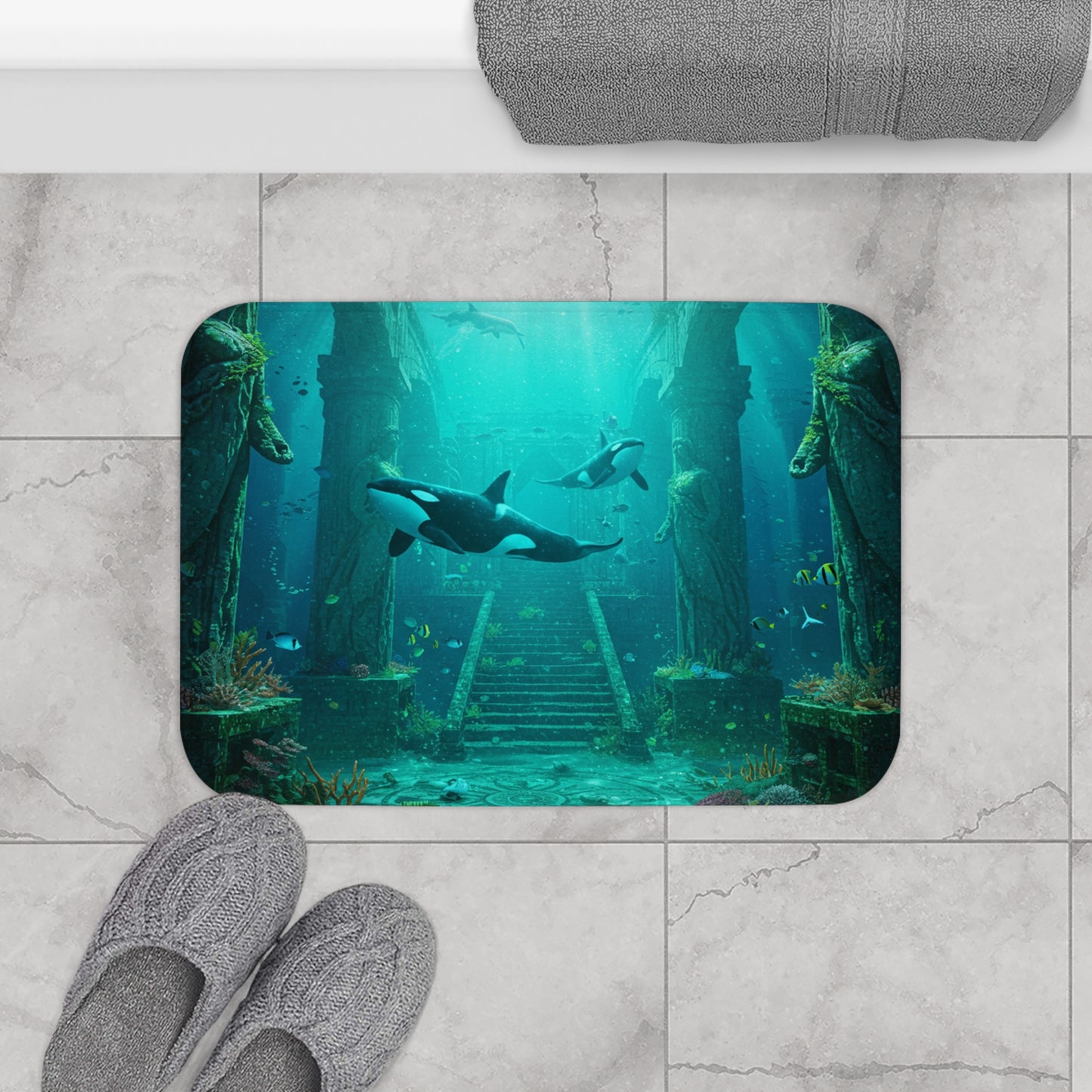 Atlantis Escape Bath Mat - Step Into Mystery #14