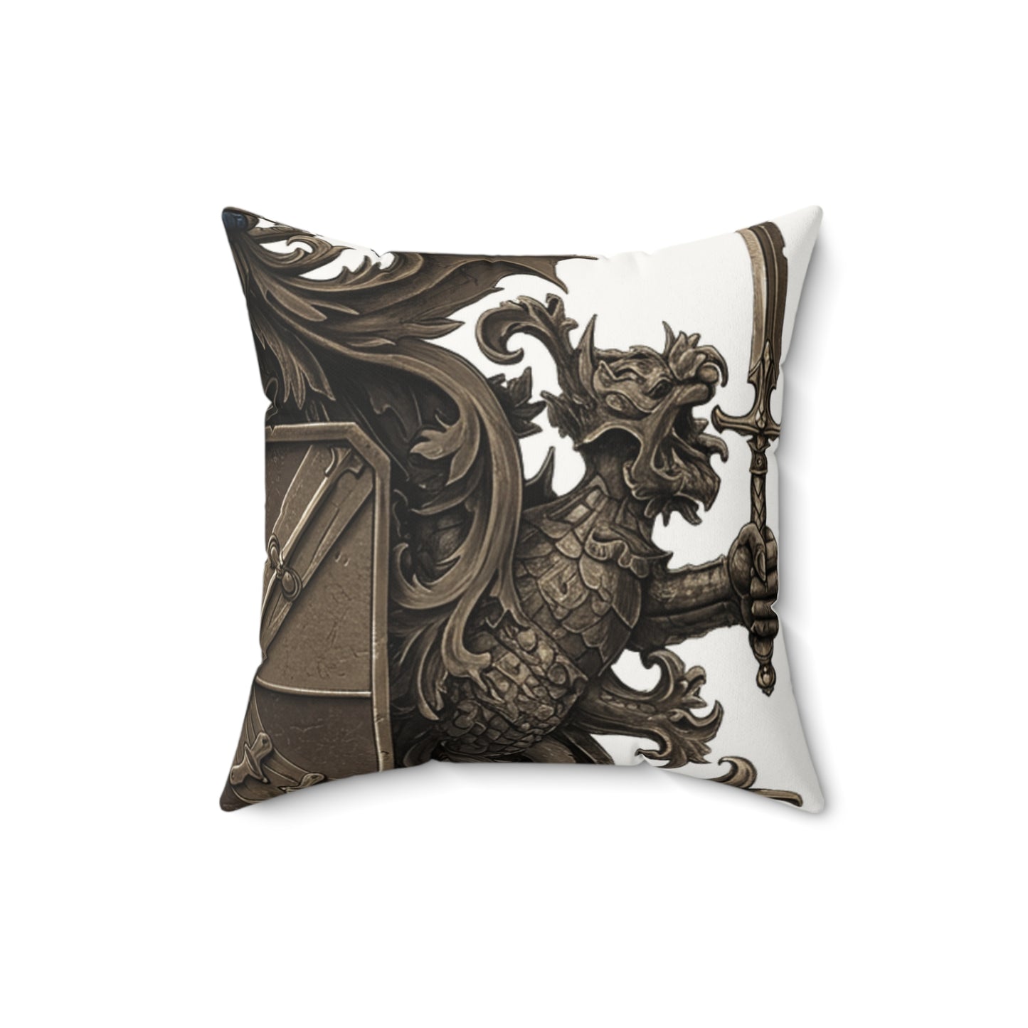 Urban Edge: Faux Suede Square Pillow