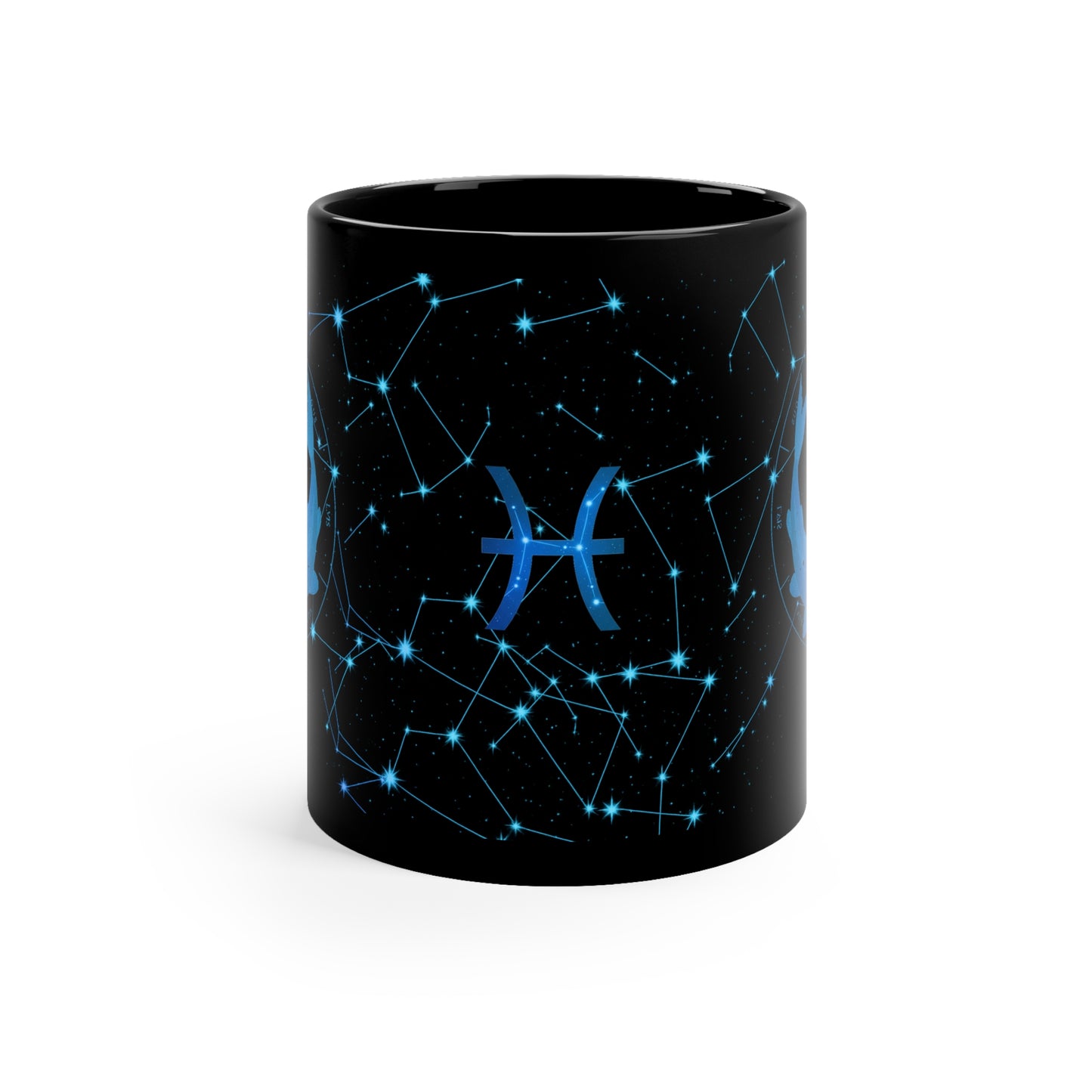 Starry Night Edition - Pisces Constellation Coffee Mug, Zodiac Mug, Astrology Gift, Horoscope Coffee Cup, Personalized Star Sign Mug, Celestial Drinkware