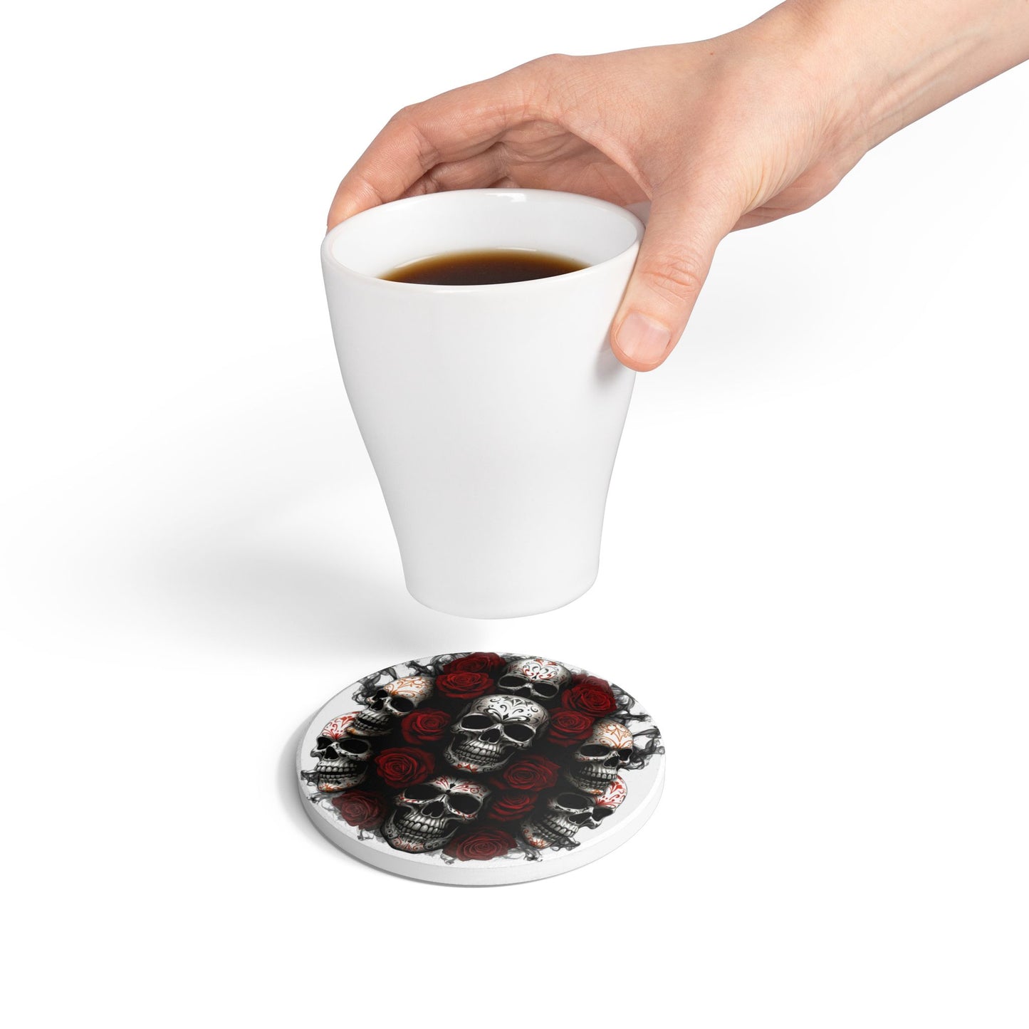 LaCatrina Edge: Bold Ceramic Coaster #36