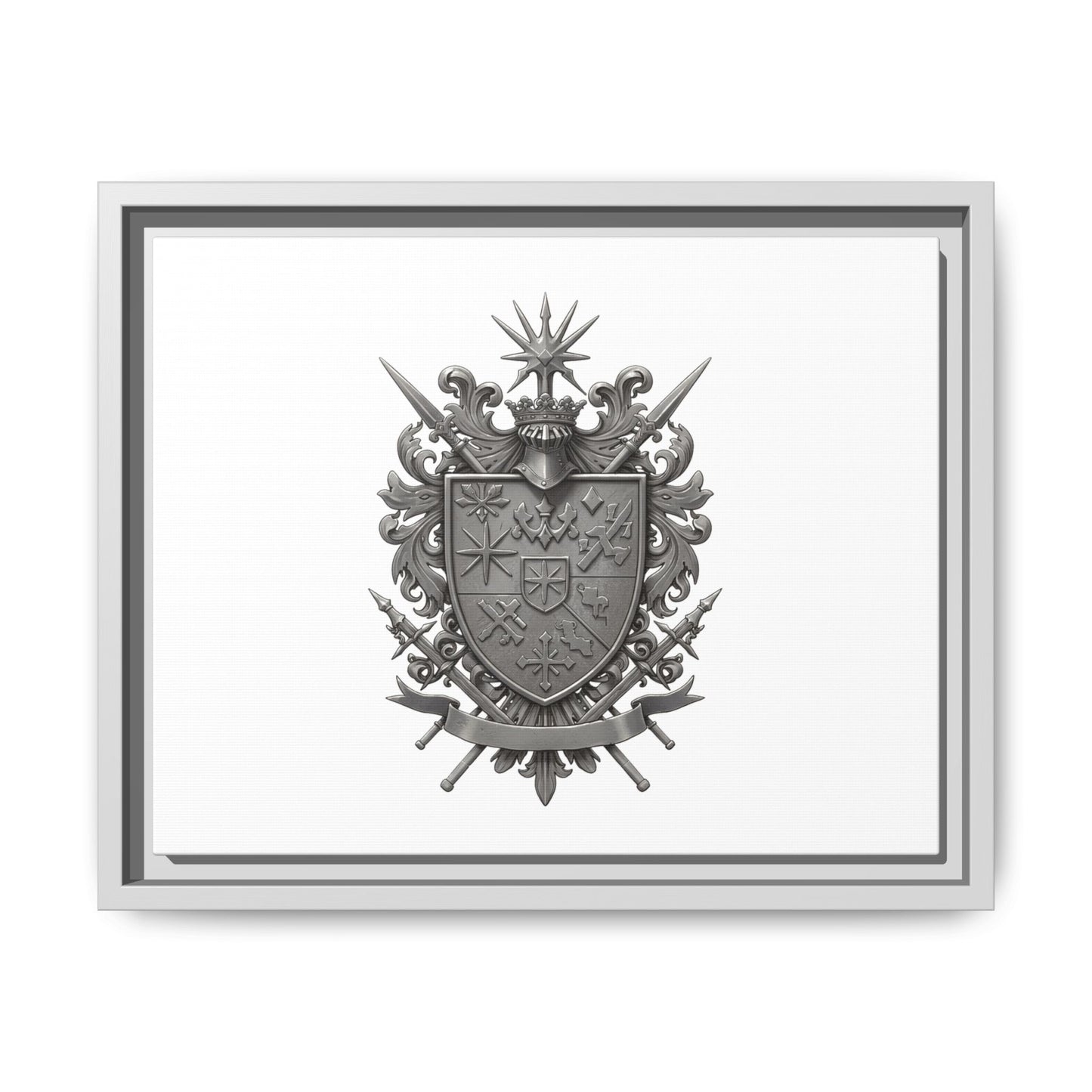 Elegant Guild #8 - Professional Multi-Color Framed Canvas