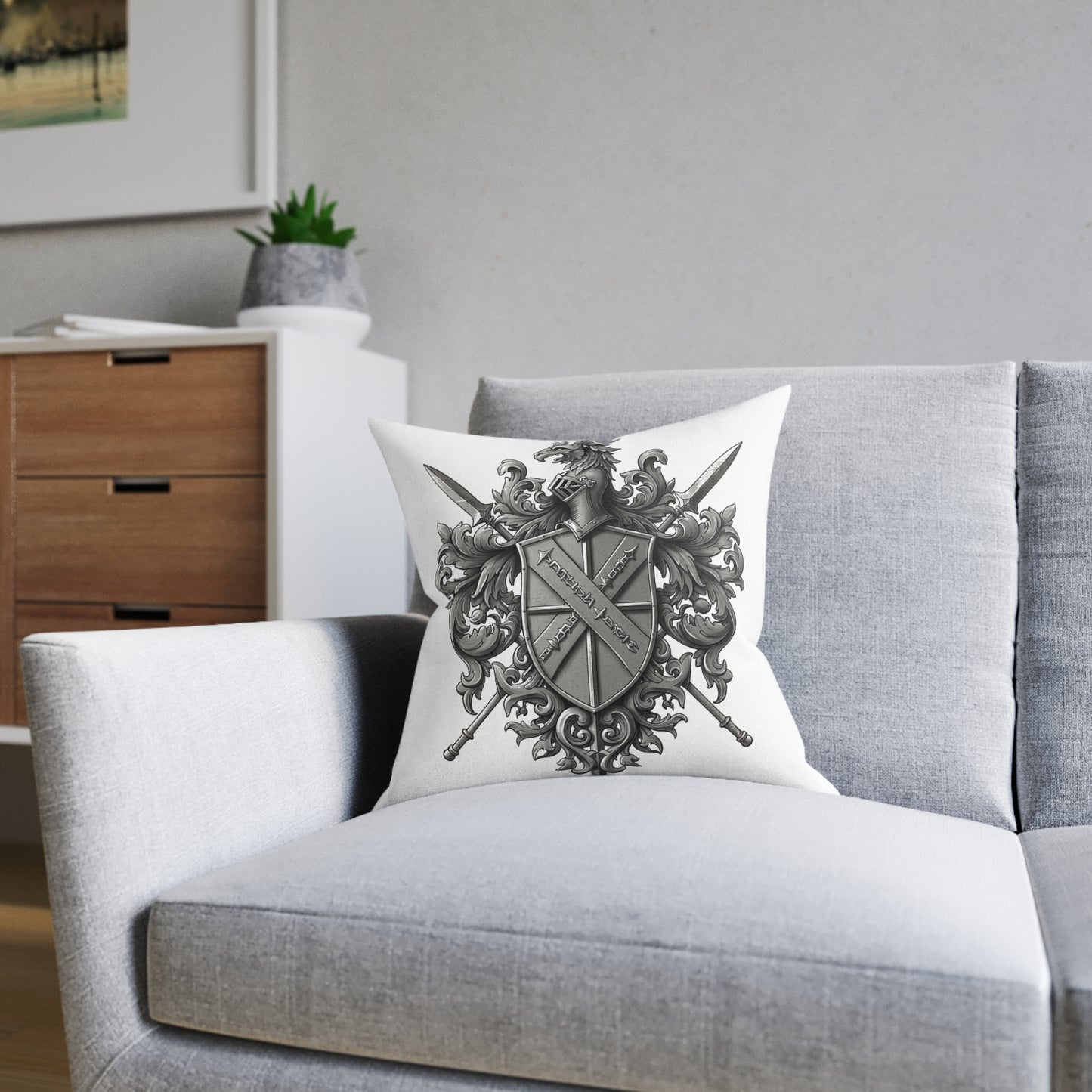 Urban Edge: Dual Guild #41 Design Square Pillow