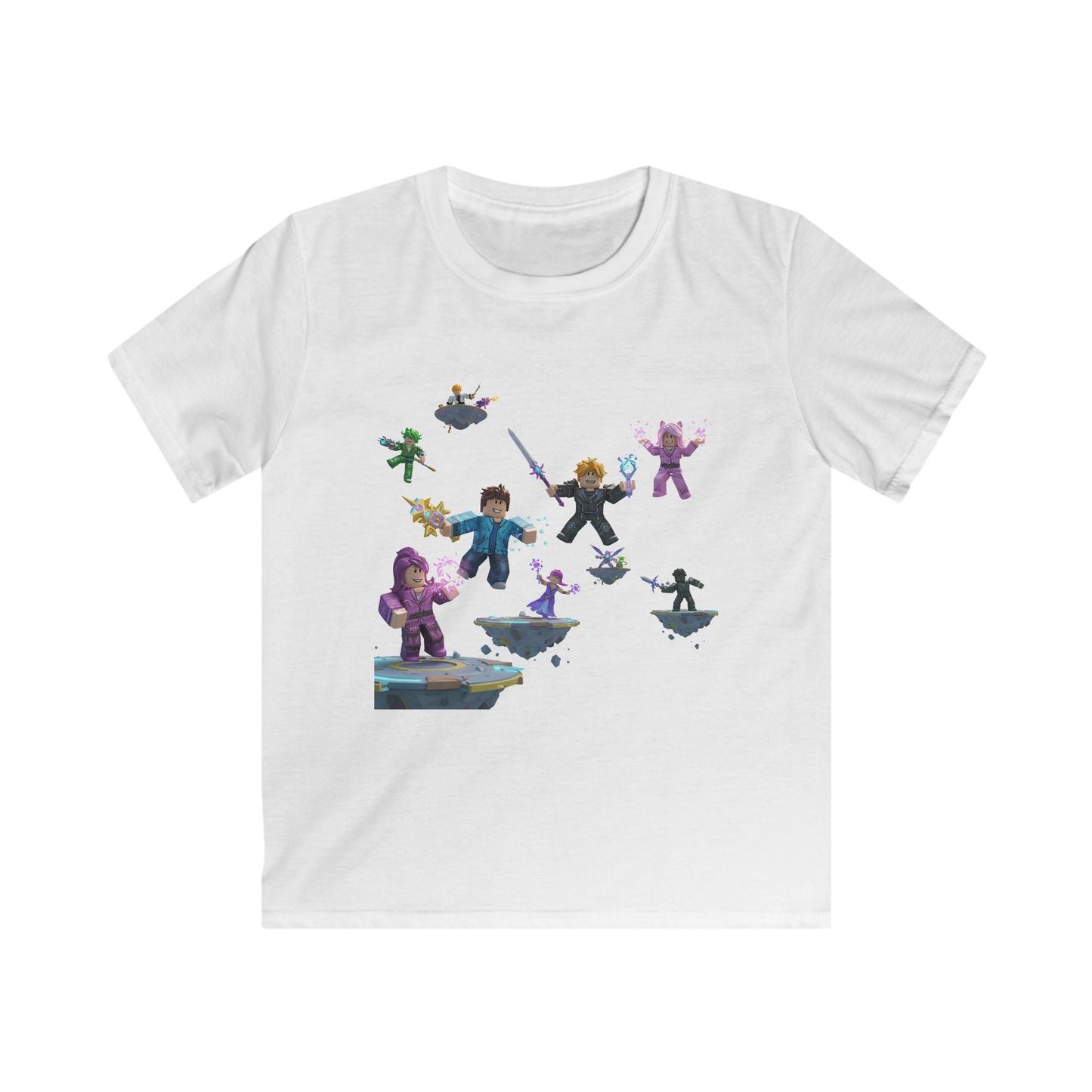 Pixel Pals Parade Kids Tee - Voxel Adventure Edition