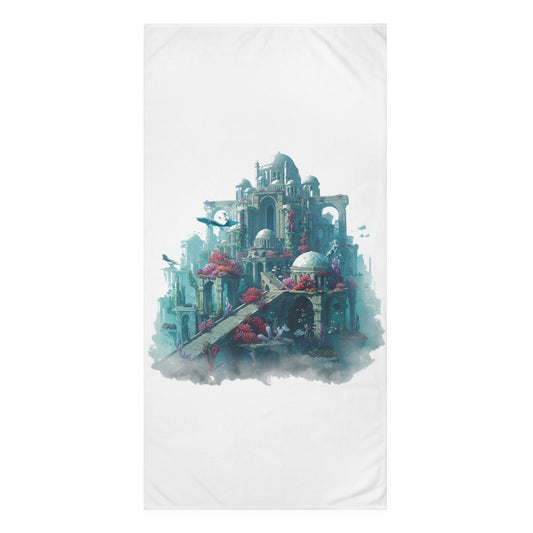 Atlantis Escape Mink-Cotton Towel - Explore in Comfort
