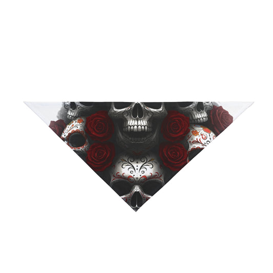 LaCatrina Edge: Chic Skull Pet Bandana #39