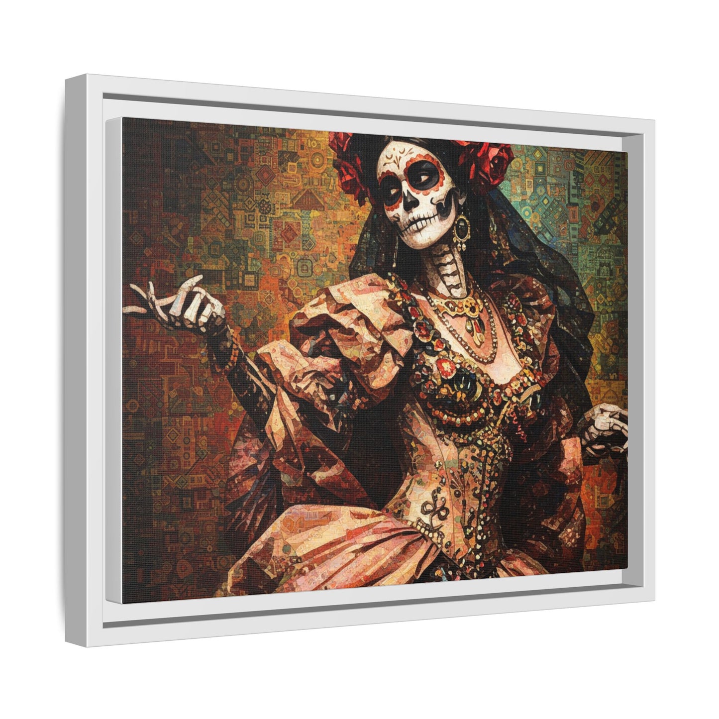 LaCatrina Elegance: Professional Art Series #6 - Framed Matte Canvas