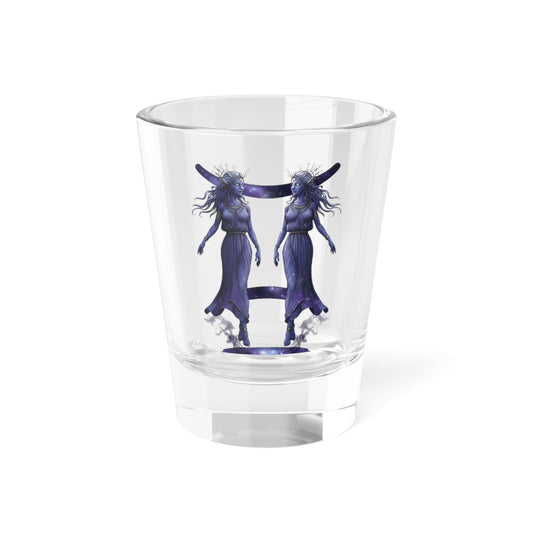 Gemini Vibes 1.5oz Zodiac Shot Glass - Trendsetter Edition