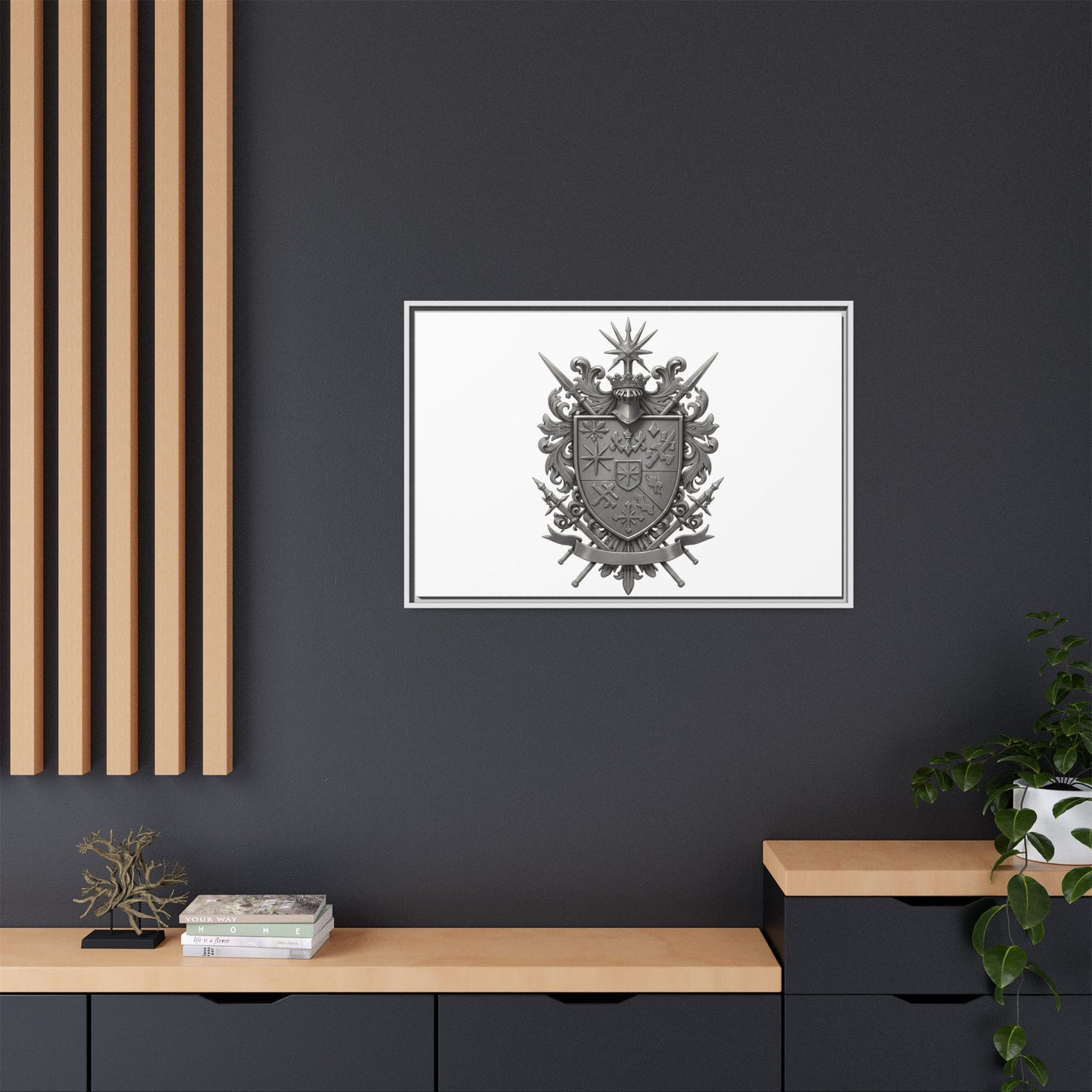 Elegant Guild #8 - Professional Multi-Color Framed Canvas