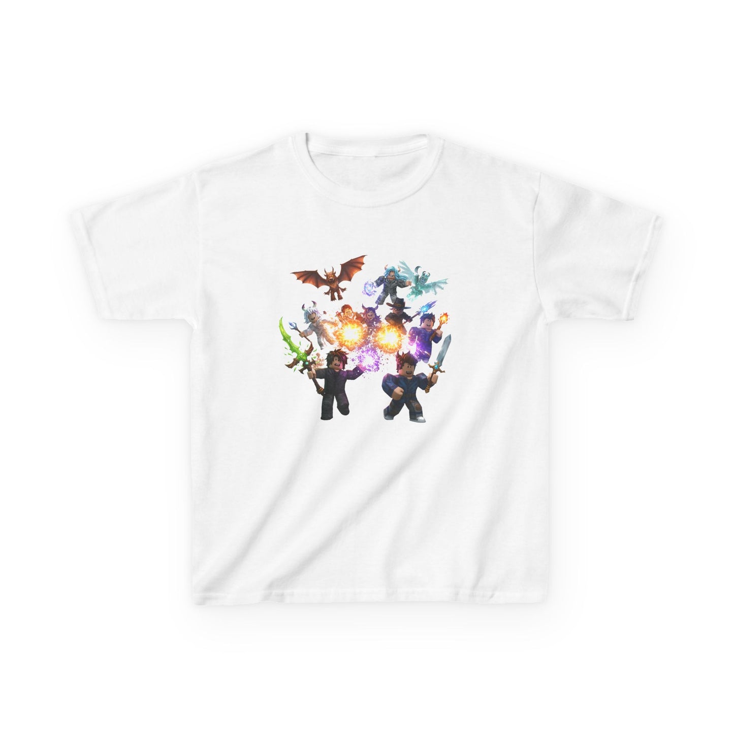 Pixel Pals Playground - Kids' Trendy Voxel Tee