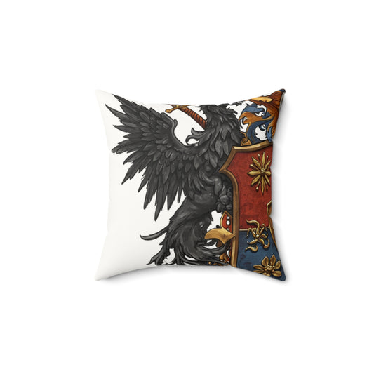 Urban Edge: Faux Suede Designer Pillow