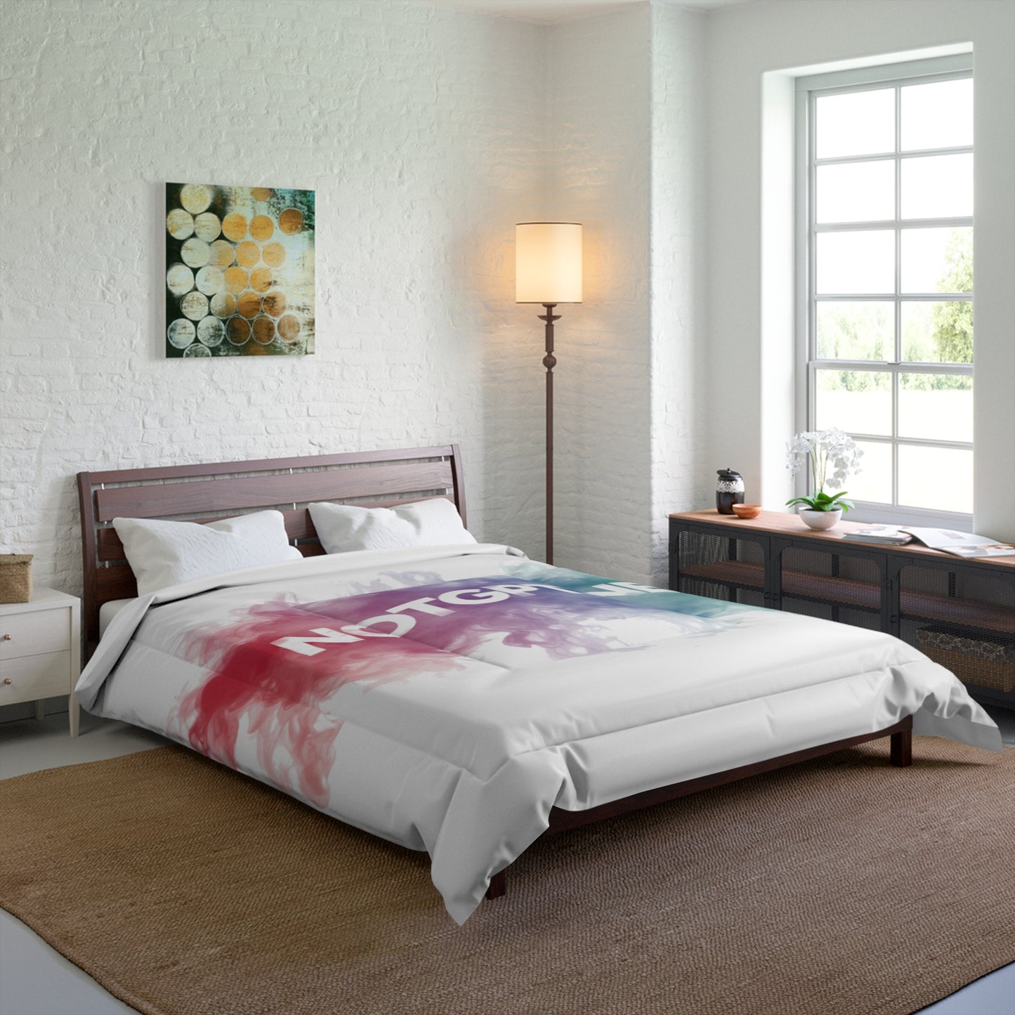 Misty Haze Casual Comforter - Dreamy Smoke Design #6