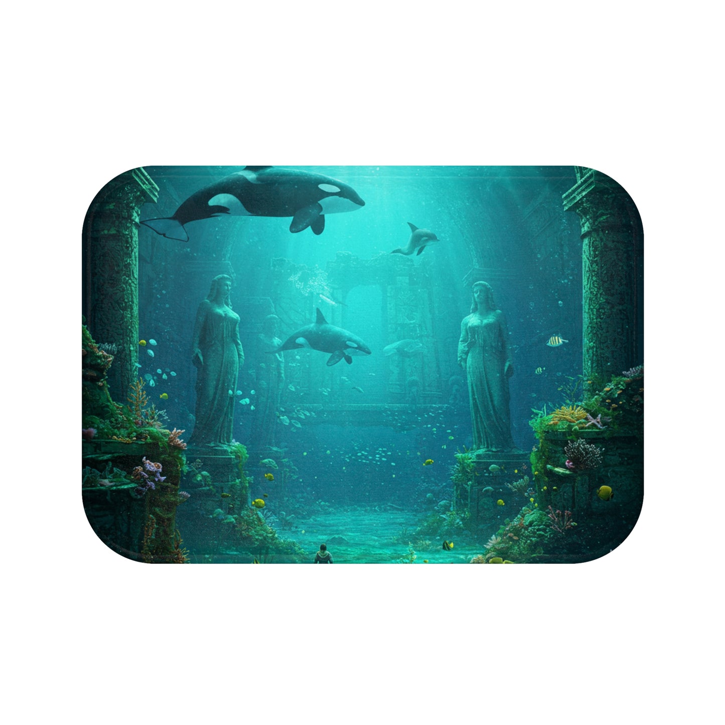 Atlantis Escape Casual Bath Mat - Dive into Comfort