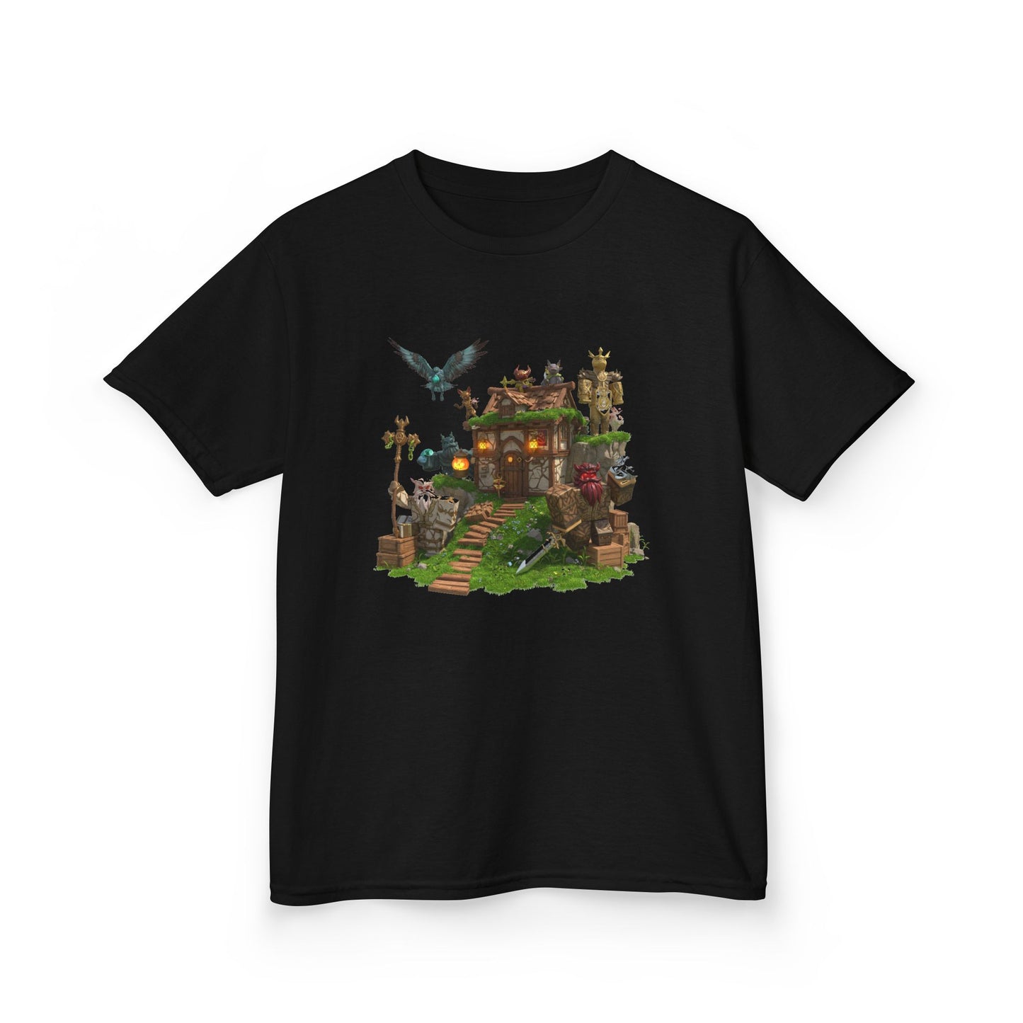 Pixel Pals Adventure - Kids' Trendy Heavy Cotton Tee