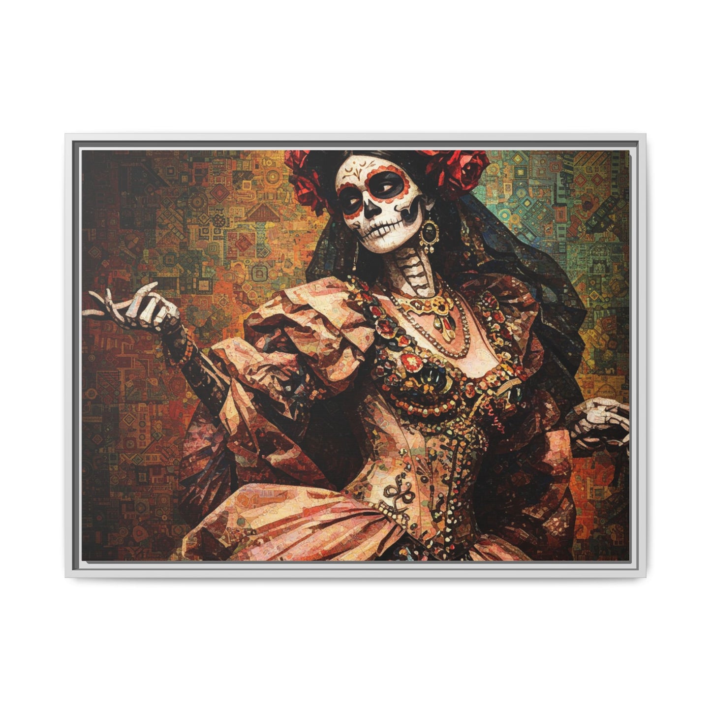 LaCatrina Elegance: Professional Art Series #6 - Framed Matte Canvas