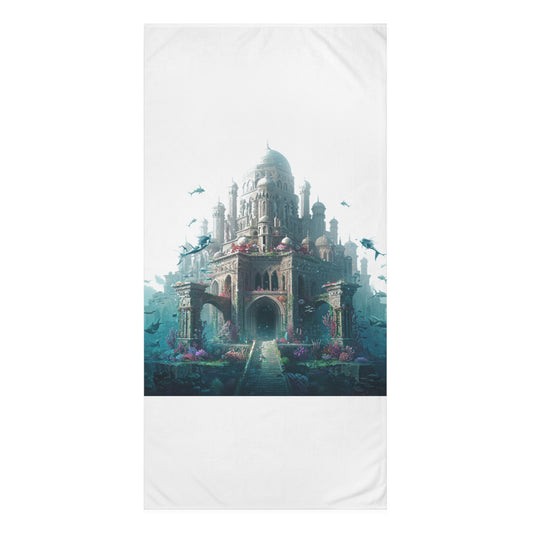 Atlantis Escape Mink-Cotton Towel - Dive into Comfort