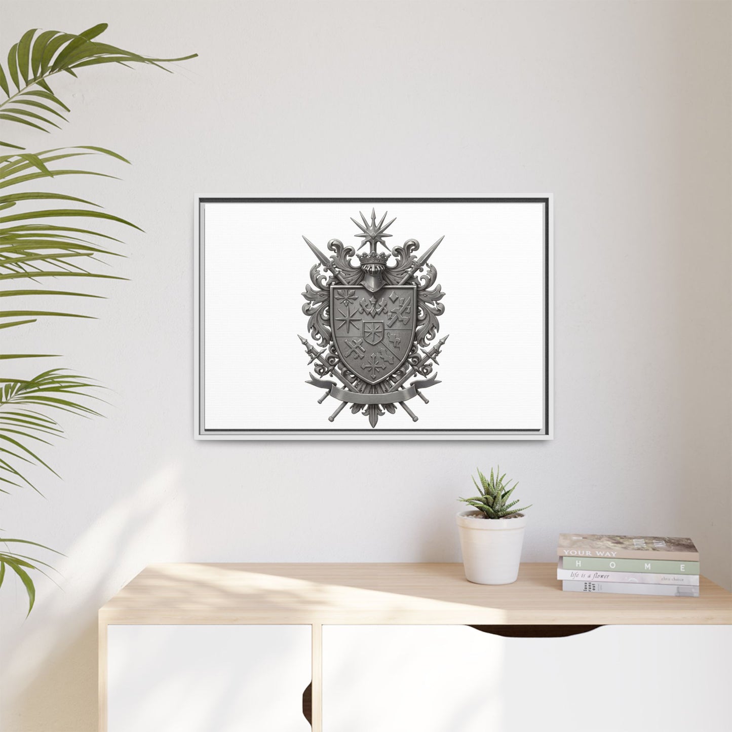 Elegant Guild #8 - Professional Multi-Color Framed Canvas