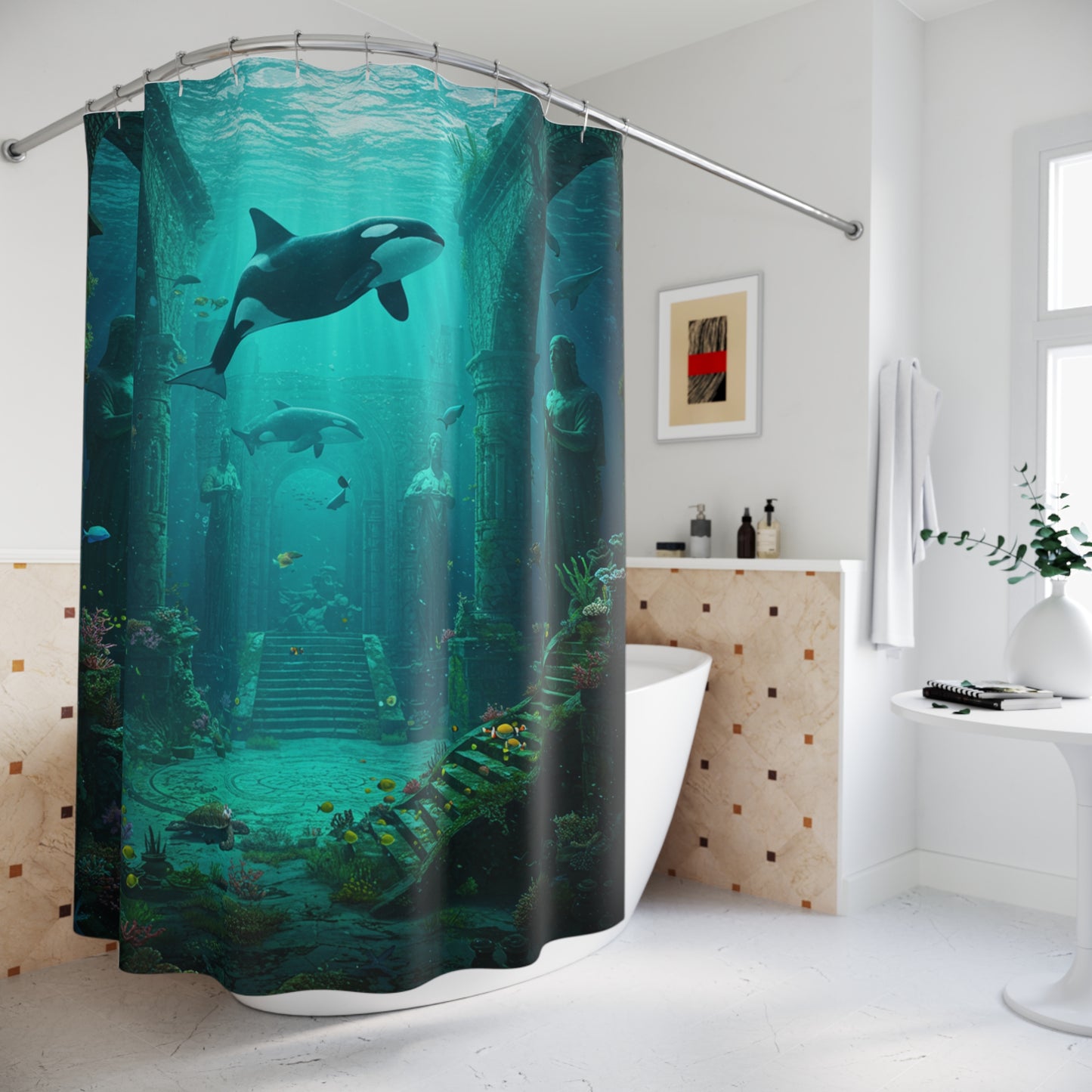 Atlantis Edge: The Lost City Shower Curtain #36