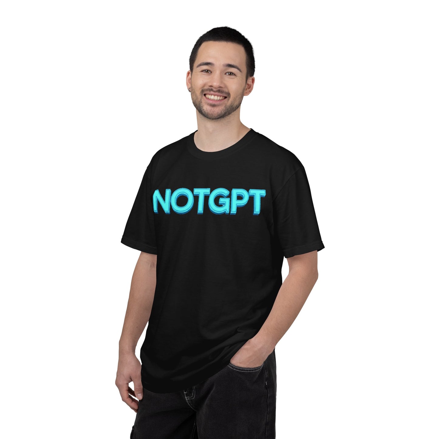 NOTGPT Daring Cyan | Regular Fit Tee