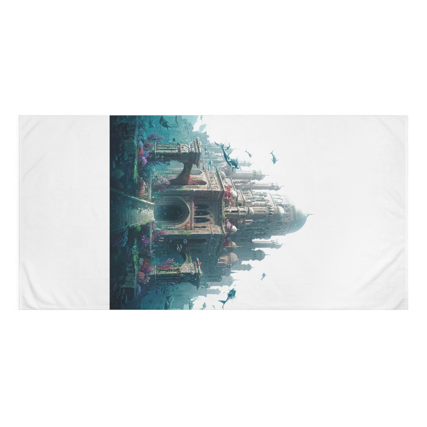Atlantis Escape Mink-Cotton Towel - Dive into Comfort