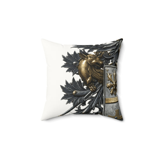 Urban Edge: Chic Faux Suede Square Pillow