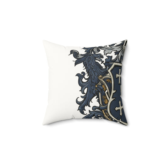 Urban Edge Luxe: Faux Suede Decorative Pillow