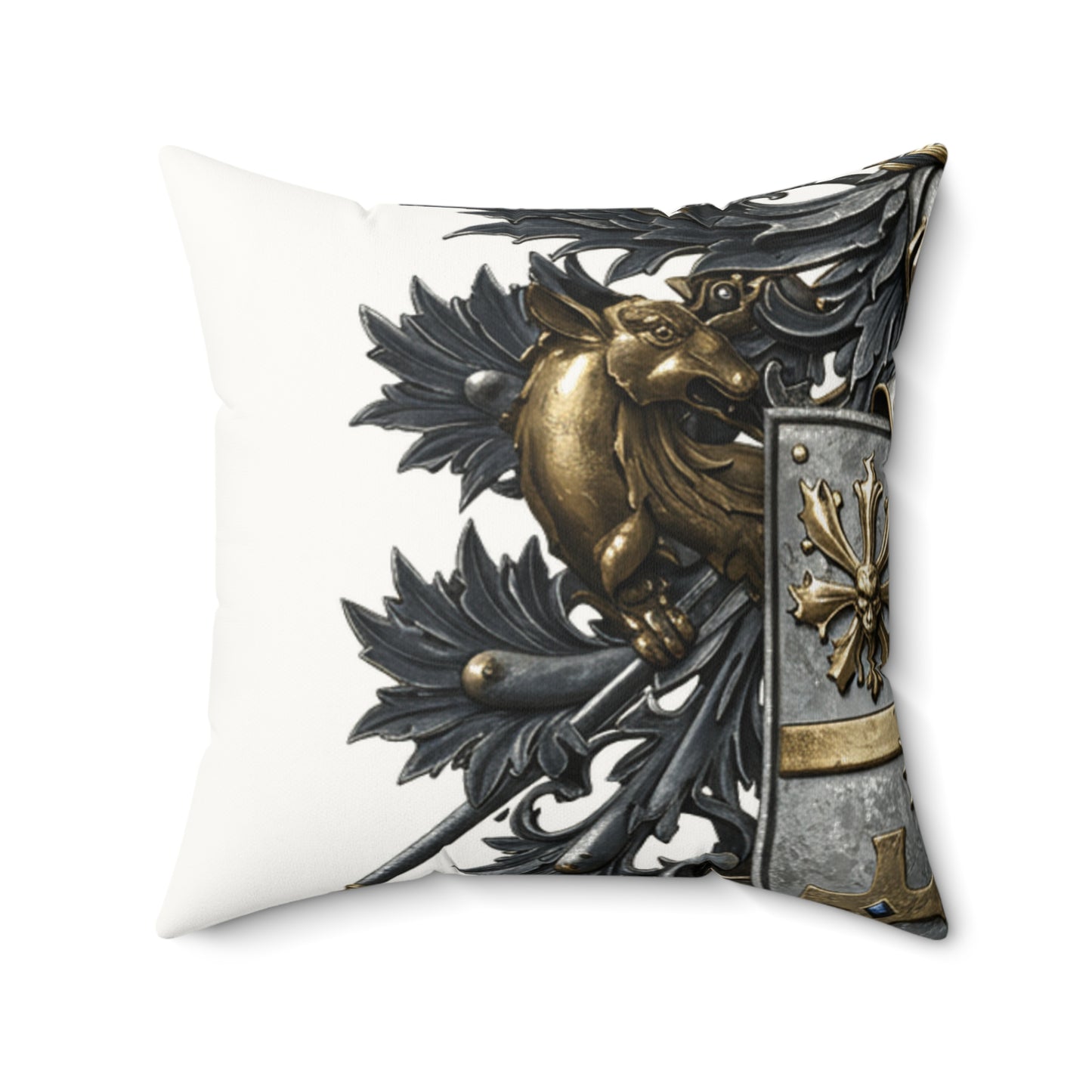 Urban Edge: Chic Faux Suede Square Pillow