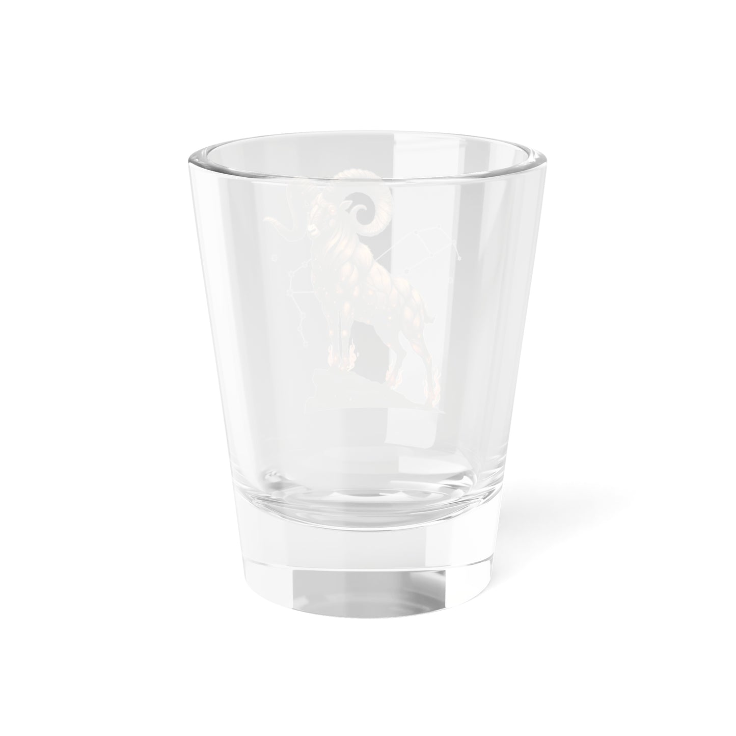 Aries Fire Zodiac 1.5oz Shot Glass - Trendy Sip of Astrology