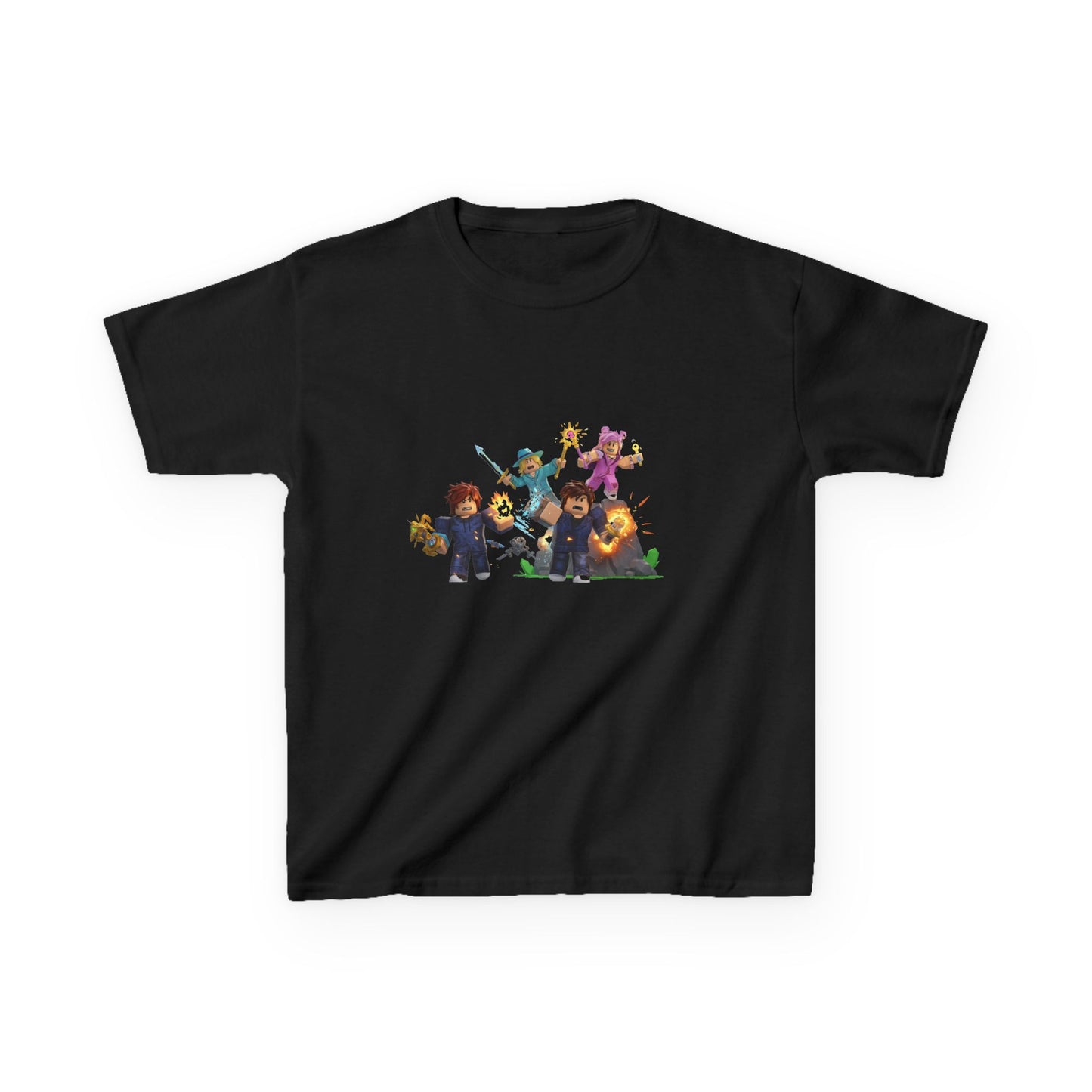 Voxel Adventure Kids' Heavy Cotton Tee - Trendy Edition #130