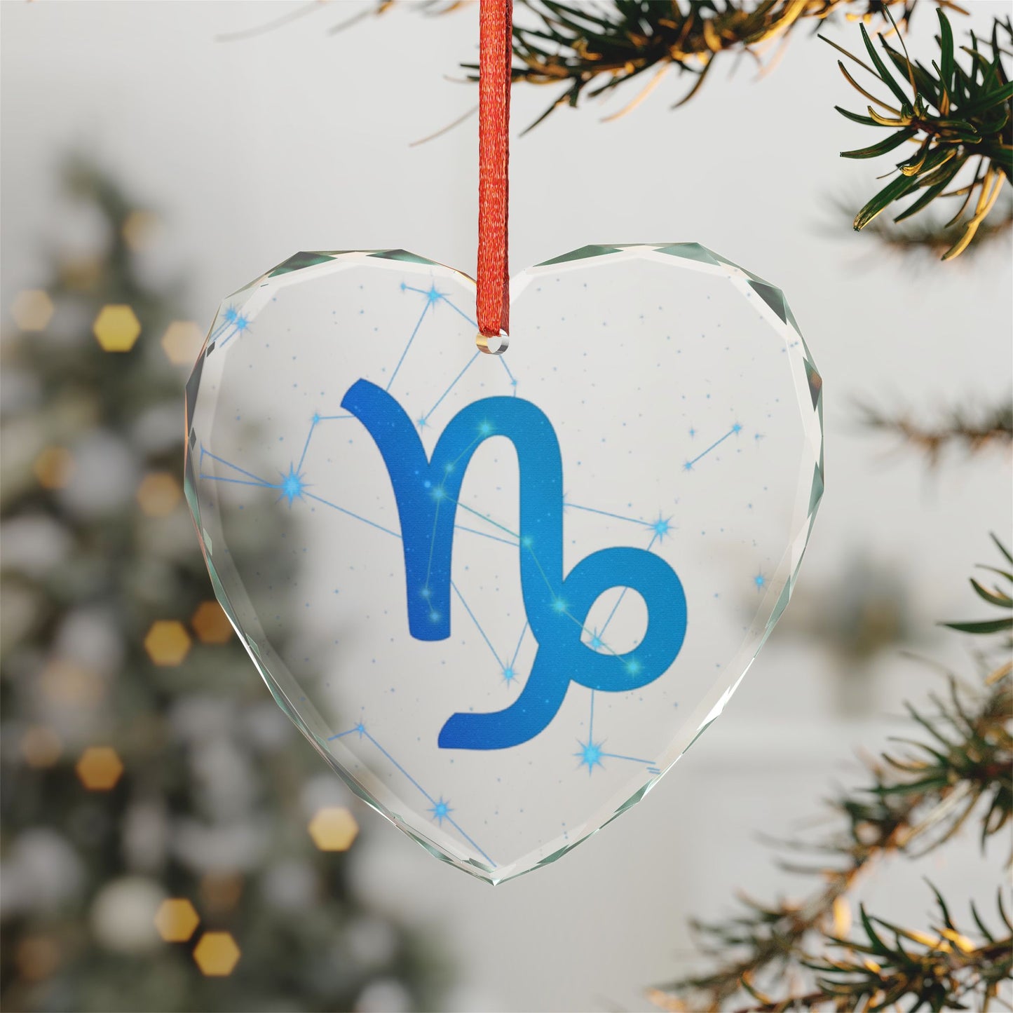 Capricorn Edge: Crystal Zodiac Ornament