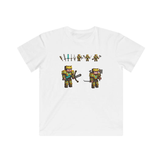 Pixel Power Play Kids Tee - Mine Warriors Design!
