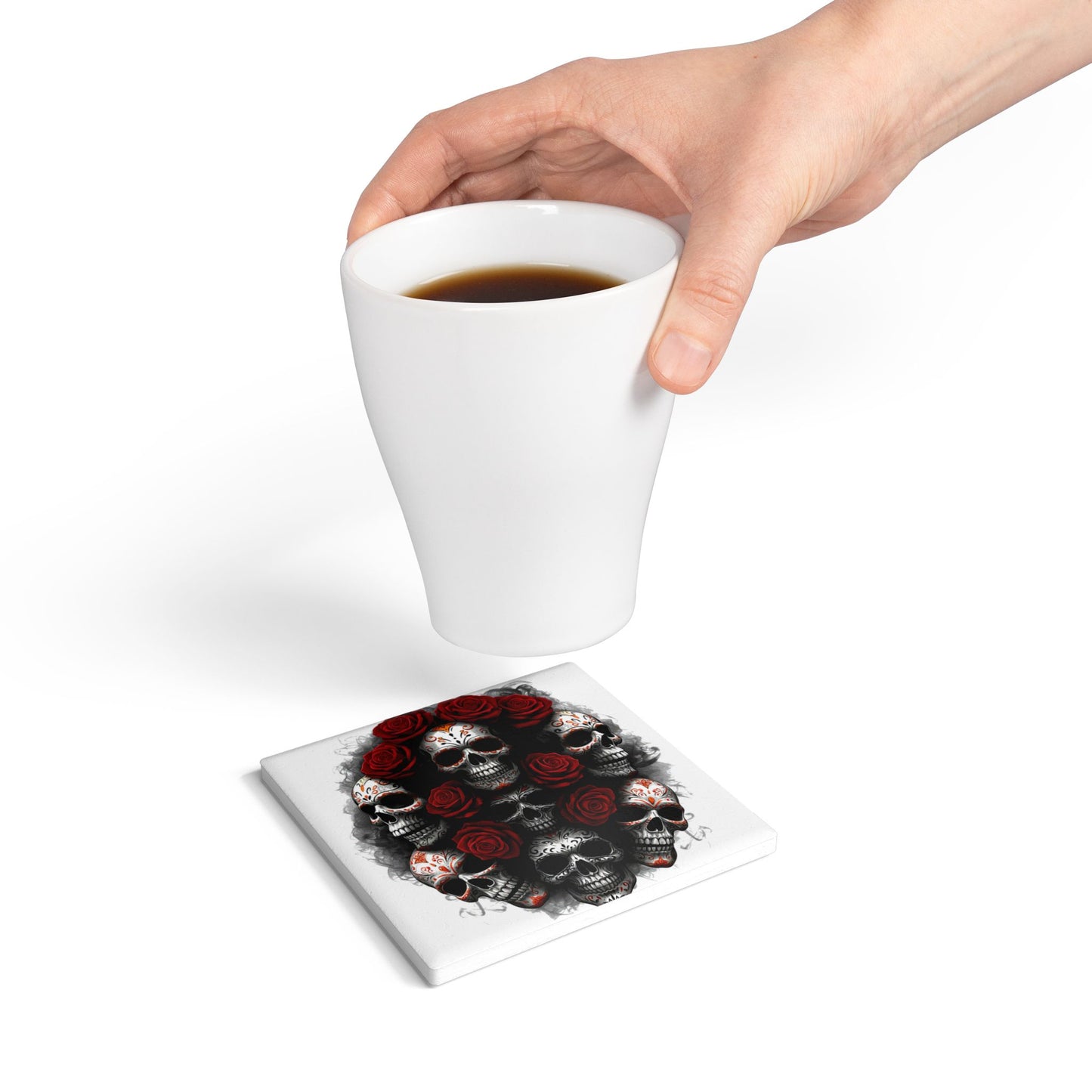 LaCatrina Edge: Ceramic Coaster #24
