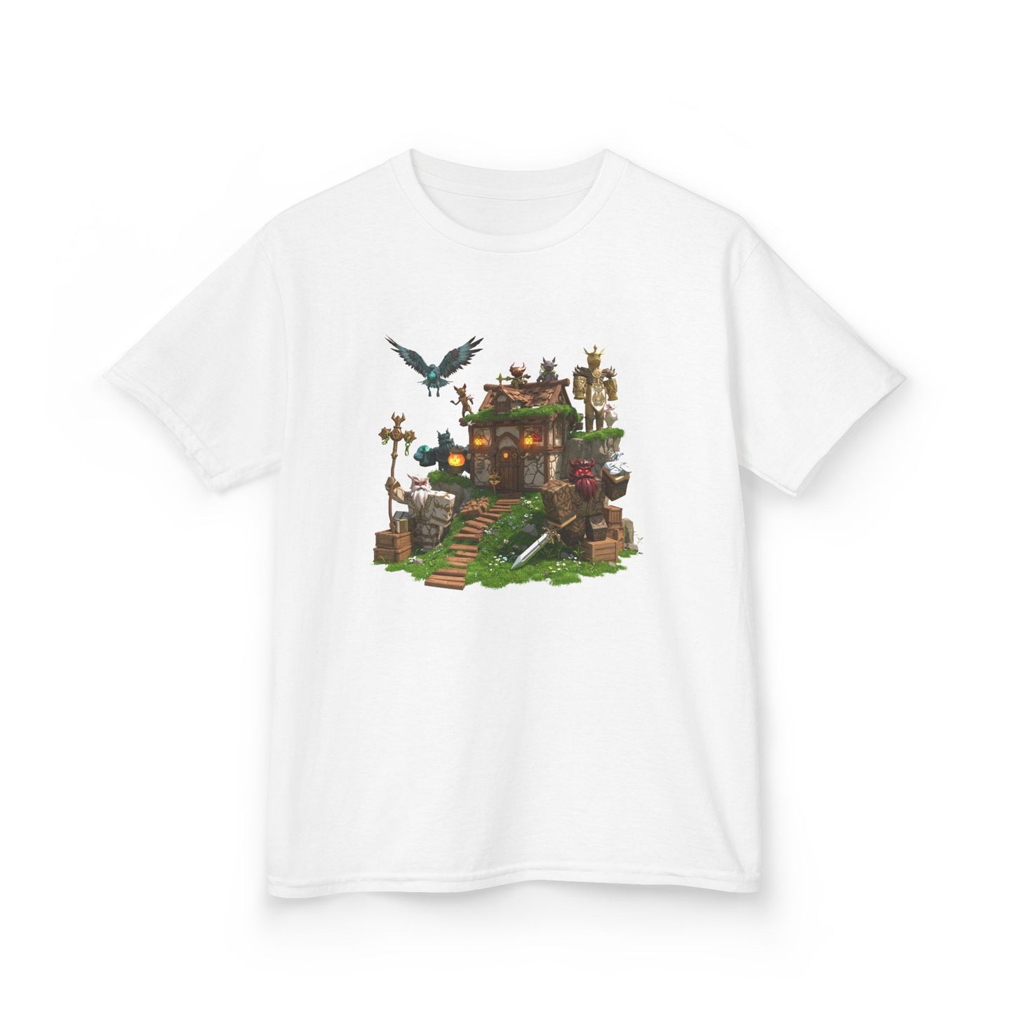 Pixel Pals Adventure - Kids' Trendy Heavy Cotton Tee