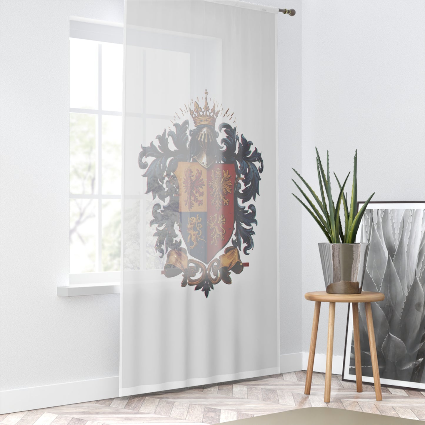 Guild Emblem Chic Window Curtain - Trendsetter Collection #40