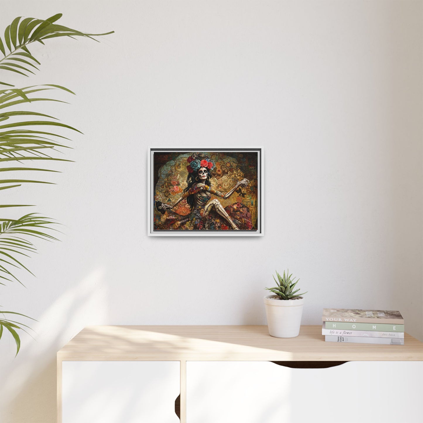 LaCatrina Elegance: Exquisite Multicolor Matte Canvas