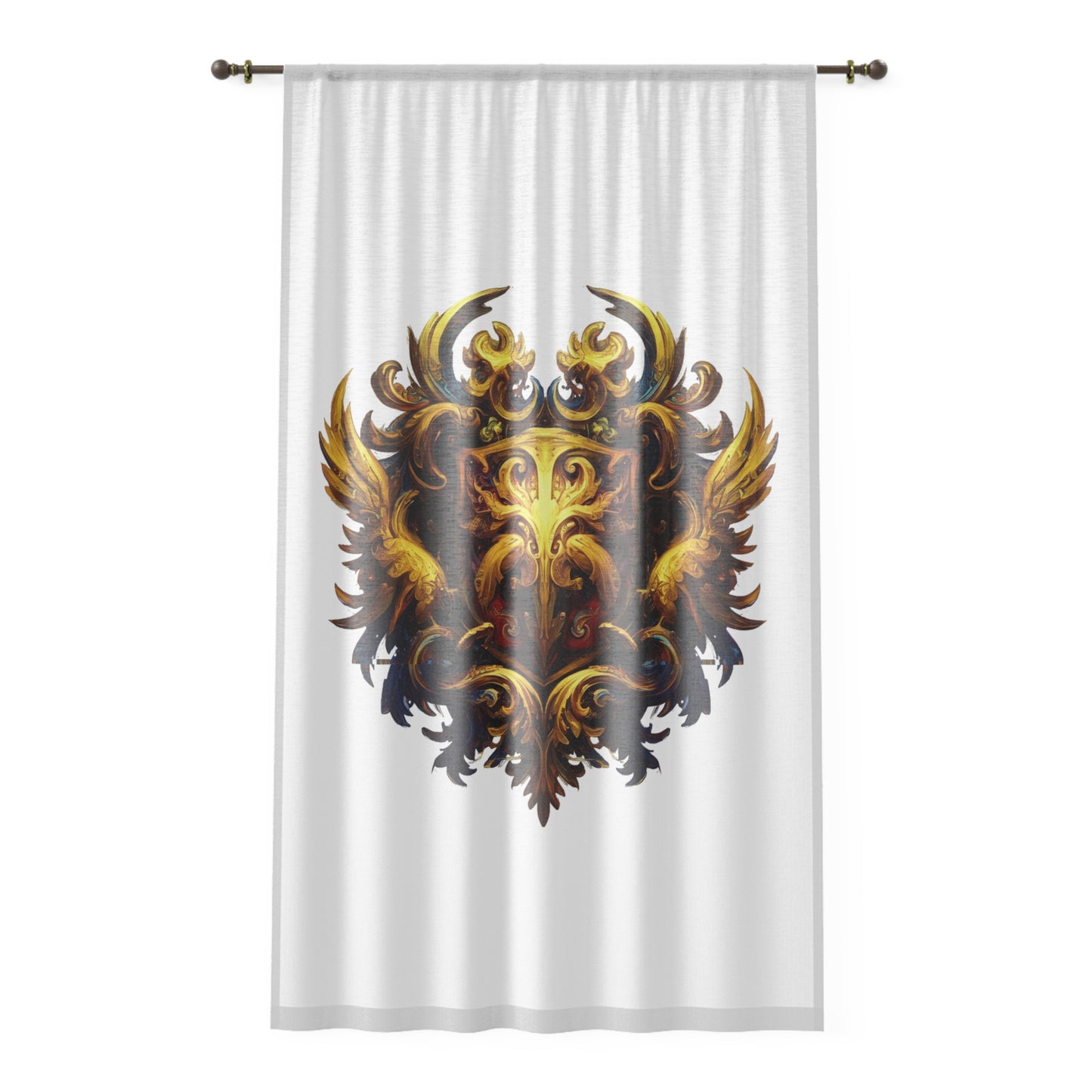 Trendsetter Emblem Window Curtain - Style #37