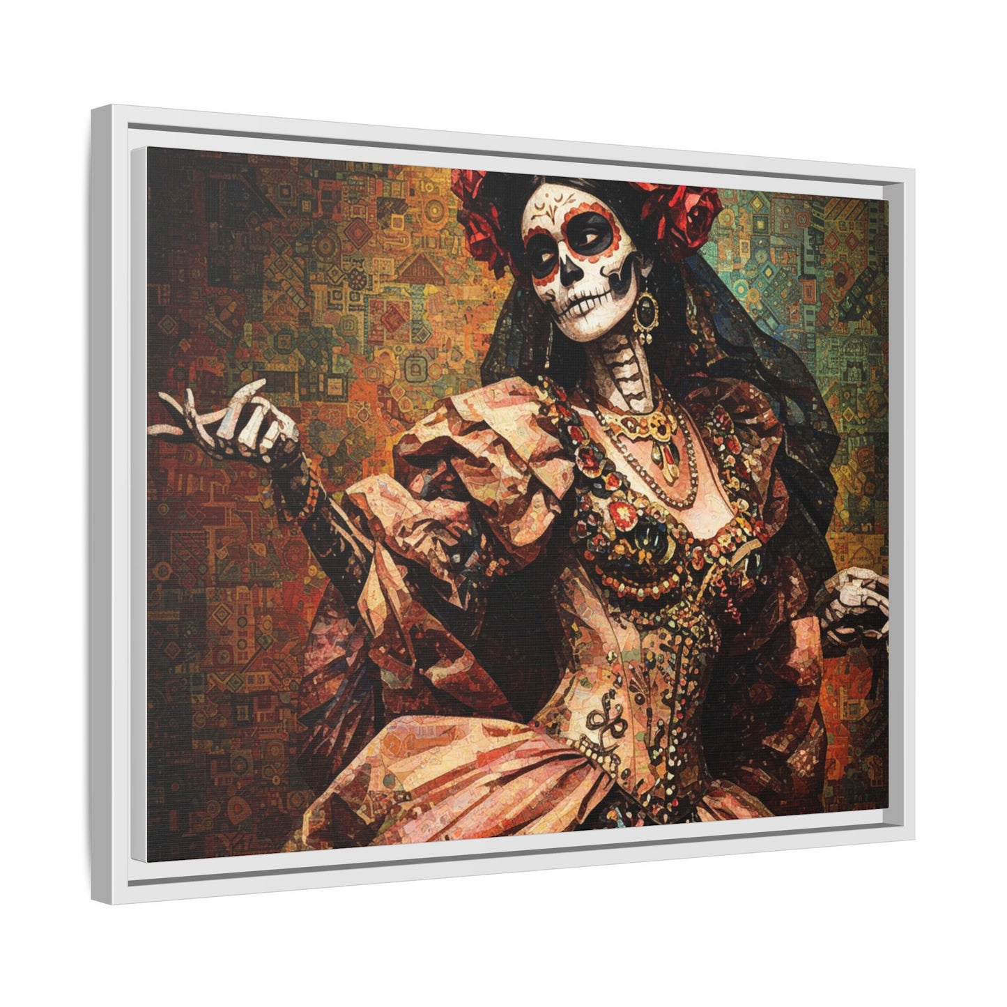 LaCatrina Elegance: Professional Art Series #6 - Framed Matte Canvas