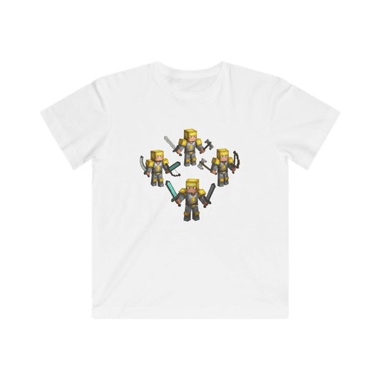 Pixel Power Play Kids Tee - Mine-Tastic Adventure Awaits!
