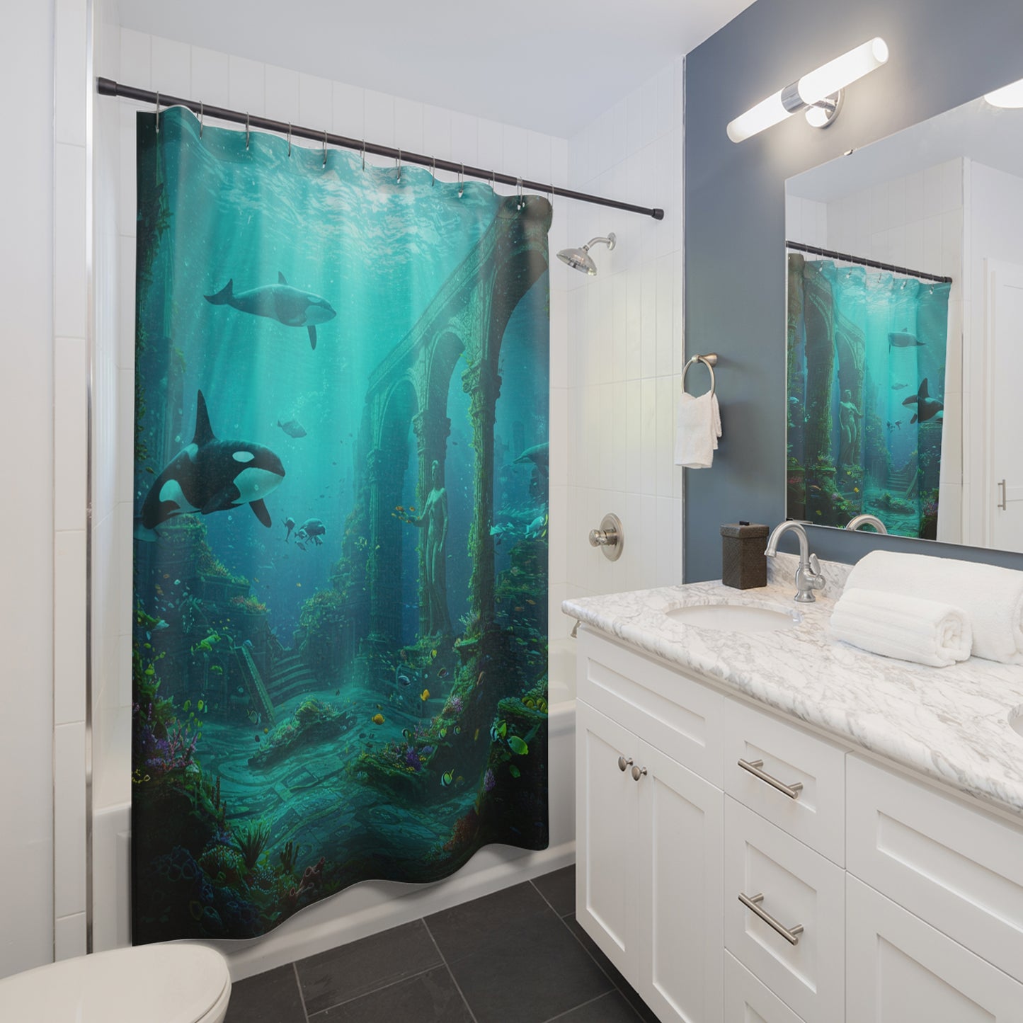 Atlantis Edge: The Lost City Edition Shower Curtain