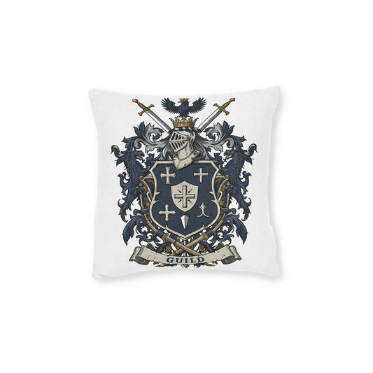 Guild Edge: Dual-Sided Design Square Pillow #11