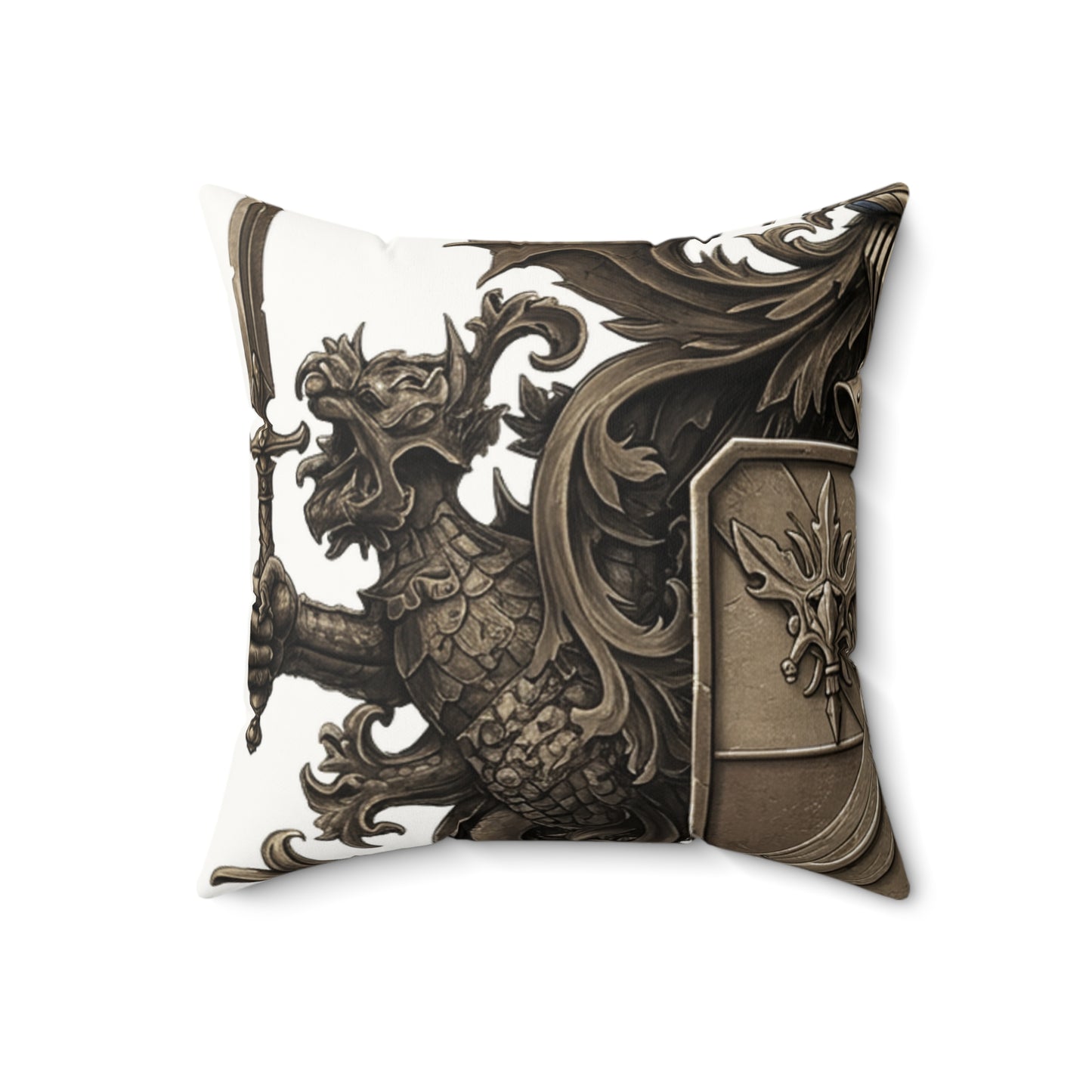 Urban Edge: Faux Suede Square Pillow