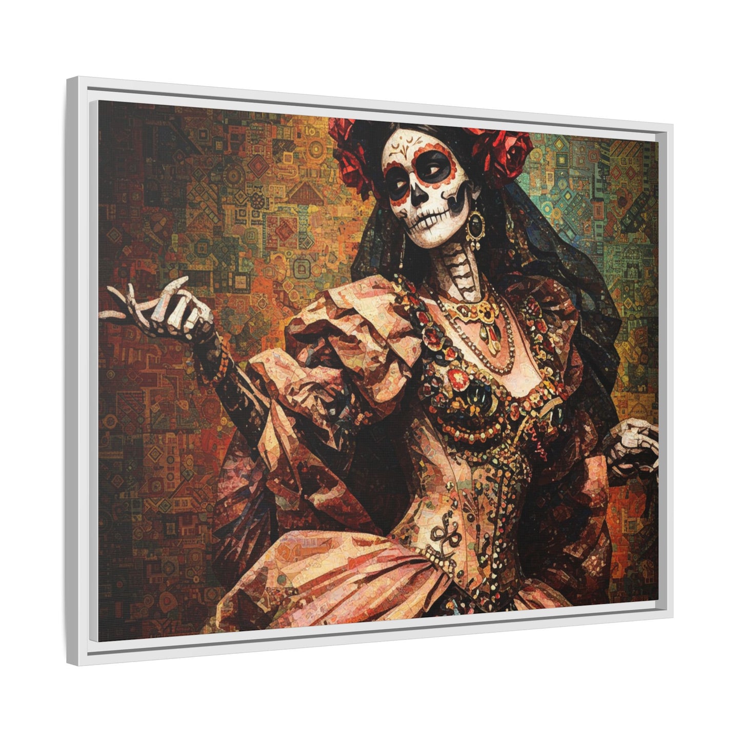 LaCatrina Elegance: Professional Art Series #6 - Framed Matte Canvas