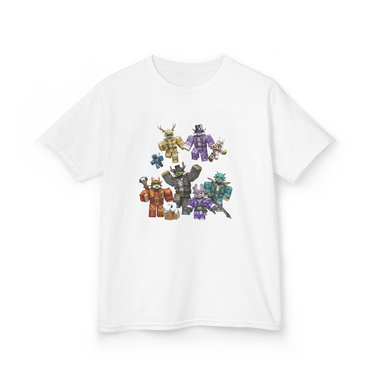 Pixel Pals Adventure - Kids' Trendy Voxel Tee